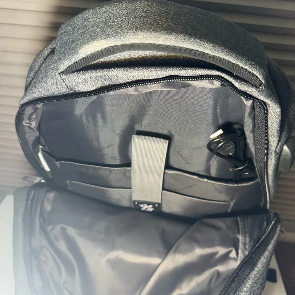 Oulanshi School Business Laptop Backpack with USB Charging Port Unisex NWT - Picture 13 of 17